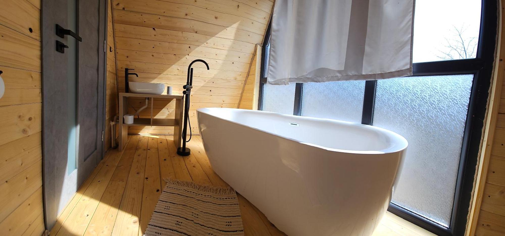 E&T-Cabin A Frame ซีบิว ภายนอก รูปภาพ
