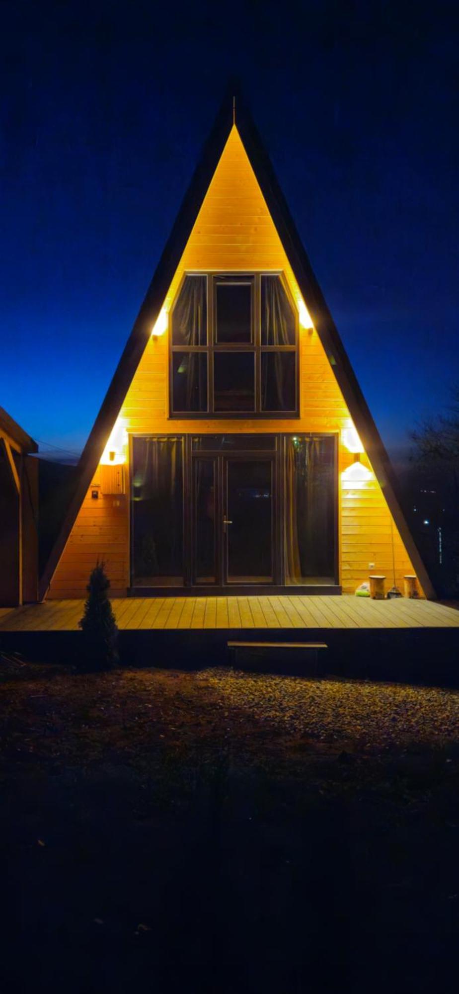 E&T-Cabin A Frame ซีบิว ภายนอก รูปภาพ